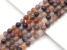 Load image into Gallery viewer, Genuine Alashan Agate Round Smooth Beads, Sku#U1362