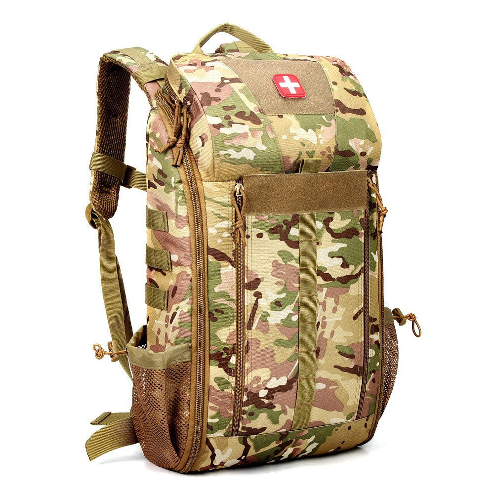 Tactical Hiking Medical Backpack - High Capacity Outdoor Camping Mountaineering Rucksack