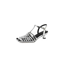 Load image into Gallery viewer, Women's Lambskin Cage Sandals