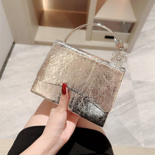 Load image into Gallery viewer, Shiny PU Leather Flap Evening Bag