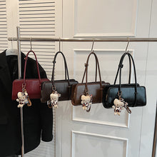 Load image into Gallery viewer, Women's Vintage Pendant Underarm Bag - PU Leather Crossbody Handbag with Adjustable Strap