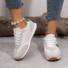 Load image into Gallery viewer, Women's Round-Toe Lace-Up Casual Thick-Soled Elevating Sneakers | Color-Block Platform Shoes