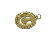 Load image into Gallery viewer, CZ Smiley Face with CZ around Charm, Sku#L674