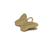 Load image into Gallery viewer, Gold CZ Enamel Butterfly Charm, 20x29mm, Sku#LK729