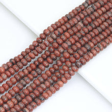 Load image into Gallery viewer, 4x6mm Smooth Rondelle Sesame Jasper Beads, Sku#U2059