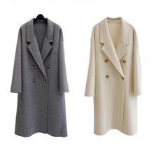 Load image into Gallery viewer, Double-faced Wool Coat Long Style Extended Length