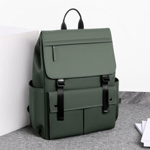 Load image into Gallery viewer, Men's Waterproof Nylon Backpack - Large Capacity Travel Backpack with Curved Shoulder Straps