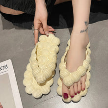 Load image into Gallery viewer, Women's Bubble Slide Sandals | PVC Flat Open-Toe Beach Flip-Flops