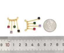 Load image into Gallery viewer, Multicolor CZ Charm, Sku#LK586
