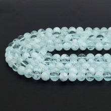 Load image into Gallery viewer, Genuine Blue Picture Quartz Round Smooth Beads, Sku#U1872