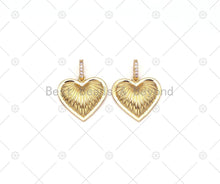 Load image into Gallery viewer, CZ Heart Charm, Sku#JD10