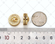 Load image into Gallery viewer, CZ Flower Spacer Beads, Sku#LK557