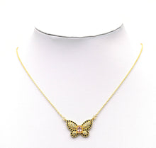 Load image into Gallery viewer, CZ Butterfly Charm, Sku#JL96
