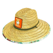 Load image into Gallery viewer, Peter Grimm Peanuts Beagle Scouts - Rye Straw Lifeguard Hat