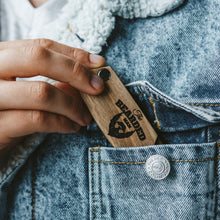 Load image into Gallery viewer, Wooden Beard Comb – Bearded Man