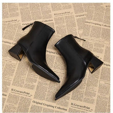 Load image into Gallery viewer, Chanel-Inspired Pointed-Toe Boots