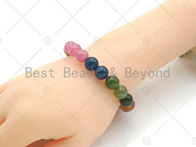Load image into Gallery viewer, Natural Watermelon Quartz Stretchy Bracelet