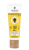 Bee and You Water Resistant and Non-Greasy 100% Natural Mineral Sunscreen spectrum SPF 30 UVA/UVB Sun Protection with Zinc Oxide & Bee Propolis ergenic (80)