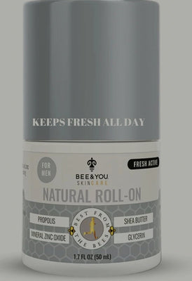 Bee & You 1.7 oz Roll on Deodorant for Men