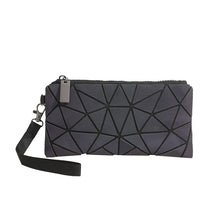 Load image into Gallery viewer, Geometric Patchwork Glow-in-the-Dark Clutch Bag - Lightweight Evening Handbag