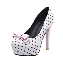 Load image into Gallery viewer, Bow Stiletto High Heels Pointed Toe Women's Dress Shoes