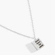 Load image into Gallery viewer, BEETLEJUICE™ 'Handbook for the Recently Deceased' Pendant Necklace