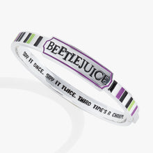 Load image into Gallery viewer, BEETLEJUICE™ 'Say It Once. Say It Twice. Third Time's A Charm' Bangle