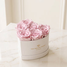 Load image into Gallery viewer, Baby Heart Beige Box | Light Pink Roses