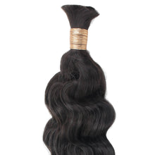 Load image into Gallery viewer, Beach Wave Bulk 100% Human Braiding Hair