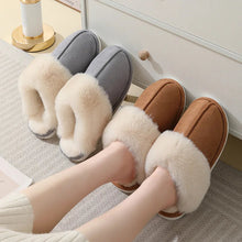 Load image into Gallery viewer, Plush Fur Slippers - Warm Non-Slip Indoor House Shoes