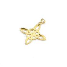 Load image into Gallery viewer, Gold Chinese Knot Flower Shape Charm, Sku#LK828