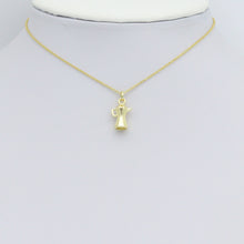 Load image into Gallery viewer, Gold Silver Coffeepot teapot Charm Pendant,Sku#LX854