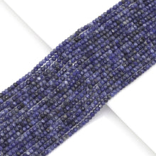 Load image into Gallery viewer, 3x4mm Sodalite Faceted Rondelle Beads, Sku#U1706