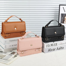 Load image into Gallery viewer, Women's Crossbody Shoulder Bag - PU Leather Minimalist Handbag with Adjustable Strap