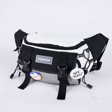 Load image into Gallery viewer, Men's Cartoon Medal Crossbody Bag - Streetwear Oxford Cloth Messenger Bag with Adjustable Strap