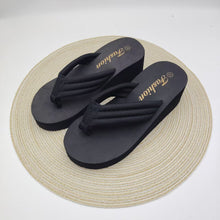 Load image into Gallery viewer, Women's Ultra-High Heel Sandals | Open-Toe Elastic Fabric Platform Flip-Flops