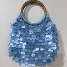 Load image into Gallery viewer, New High-End Handmade Natural Sequin Handbag For Women
