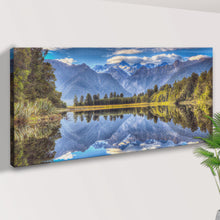 Load image into Gallery viewer, "Mirror Lake", Lake Matheson Canvas Wall Art