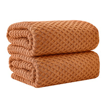 Load image into Gallery viewer, Cotton Diamond Waffle Weave Bath Towel Set - Grayson Collection