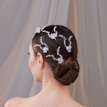 Load image into Gallery viewer, Set of Resin Flower Wedding Hair Pins