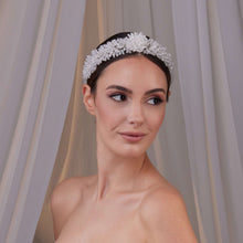 Load image into Gallery viewer, Crystal Beaded Bridal Hair Band