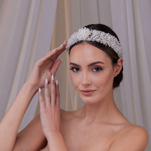 Load image into Gallery viewer, Crystal Beaded Bridal Hair Band