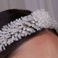 Load image into Gallery viewer, Crystal Beaded Bridal Hair Band