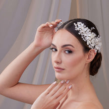 Load image into Gallery viewer, Two-Piece Flower Wedding Hair Vine Set