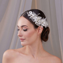 Load image into Gallery viewer, Two-Piece Flower Wedding Hair Vine Set