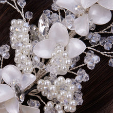 Load image into Gallery viewer, Two-Piece Flower Wedding Hair Vine Set