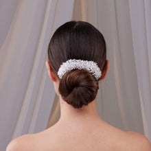 Load image into Gallery viewer, Elegant Pearl and Crystal Bridal Hair Comb