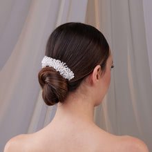 Load image into Gallery viewer, Elegant Pearl and Crystal Bridal Hair Comb