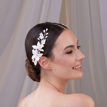 Load image into Gallery viewer, Two-Piece Resin Flower Hair Vine Set