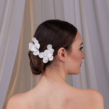 Load image into Gallery viewer, Two-Piece Resin Flower Hair Pin Set